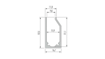 Profil LED LUMINES typ I6 srebrny anodowany 3 m