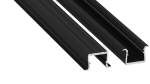 Profil LED LUMINES typ axin czarny anodowany 6,28 m