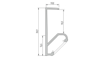 Profil LED LUMINES typ Q18 czarny anodowany 3 m