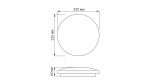 Oprawa sufitowa LED MILA 24W NW