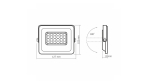 Naświetlacz LED 20W NW SMD IP65, biały