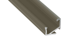 Profil LED LUMINES typ H inox anodowany 3 m