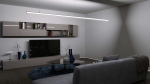 Profil LED LUMINES typ Dopio srebrny anodowany 2,02 m