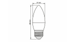 Źródło LED E27 7W C37 Neutralna