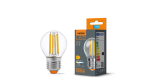 Źródło LED E27 6W G45 Filament Biała Ciepła