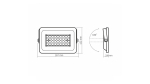 Naświetlacz LED 30W NW SMD IP65, biały
