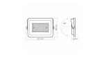 Naświetlacz LED 50W NW SMD IP65, biały