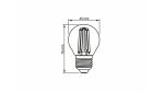 Źródło LED E27 6W G45 Filament Neutralna