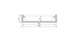Profil LED LUMINES typ SOLIS inox anodowany 2,02 m