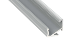 Profil LED LUMINES typ H srebrny anodowany 3 m
