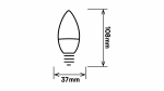Źródło LED E14 7W C37 Neutralna