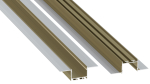 Profil LED LUMINES typ akin Reed Green lakierowany 2,02 m