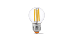 Źródło LED E27 6W G45 Filament Biała Ciepła