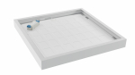 Obudowa / ramka natynkowa do paneli LED 60x60 - aluminiowa biała składana